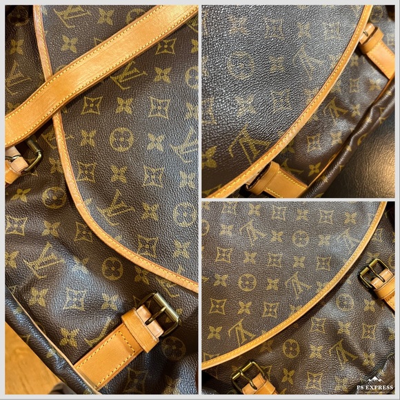 ❗️SOLD❗️LV SAUMUR 43😍ZERO OLD ODOR  ❗️ the only bag u need 2 Travel light💼 EUC - Picture 5 of 16